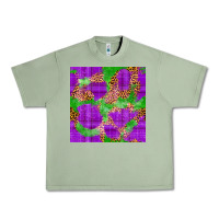 Oil Green Mardi Gras leopard Seamless Pattern Urban Heavy Tee - FaDigitalArtStudio