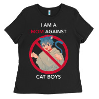 I Am A Mom Against Cat Boys Ladies Tee | Teevron