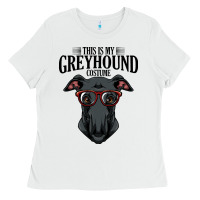 White greyhound t  shirt greyhound t  shirt (3) Ladies Tee - PixelFlow