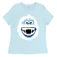 Baby Blue bumble face Ladies Tee - PixelFlow