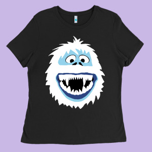 Bumble Face Ladies Tee Designed By Pixelflow