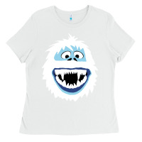 White bumble face Ladies Tee - PixelFlow