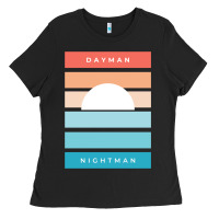 Black DAYMAN NIGHTMAN - It's Always Sunny Ladies Tee - PixelFlow