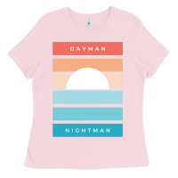 Bubblegum Pink DAYMAN NIGHTMAN - It's Always Sunny Ladies Tee - PixelFlow