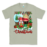Matcha just a girl who loves christmas Classic Tee - CowGirlArtShop