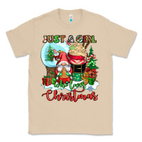 Mushroom just a girl who loves christmas Classic Tee - CowGirlArtShop