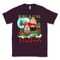 Plum just a girl who loves christmas Classic Tee - CowGirlArtShop