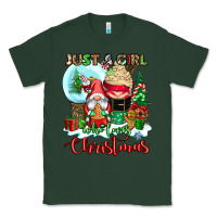 Sports Green just a girl who loves christmas Classic Tee - CowGirlArtShop