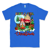 True Royal just a girl who loves christmas Classic Tee - CowGirlArtShop