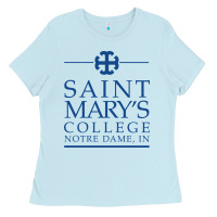 Baby Blue saint mary's college belles Ladies Tee - PixelFlow
