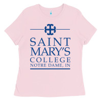 Bubblegum Pink saint mary's college belles Ladies Tee - PixelFlow