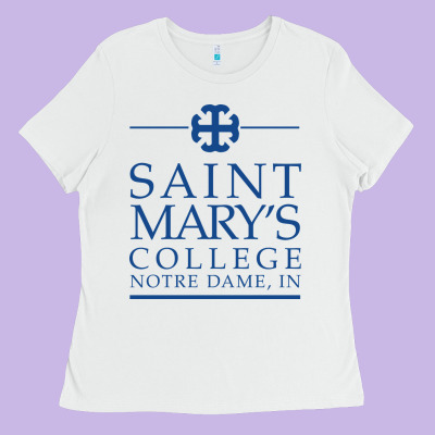 Saint Mary's College Belles Ladies Tee Designed By Pixelflow