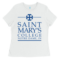 White saint mary's college belles Ladies Tee - PixelFlow