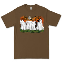Cacao ghost horses halloween Premium Tee - CowGirlArtShop