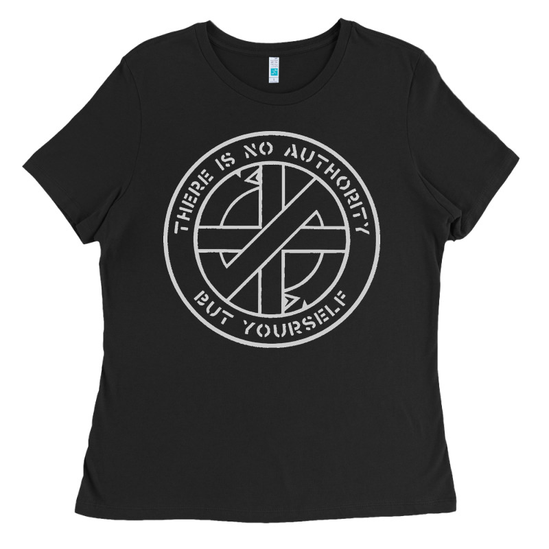 Crass   There Is No  Authority But Yourself Classic Ladies Tee by PixelFlow | Teevron