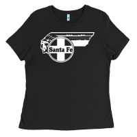 Black big chief clean santa fe railroad Ladies Tee - PixelFlow