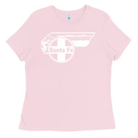Bubblegum Pink big chief clean santa fe railroad Ladies Tee - PixelFlow