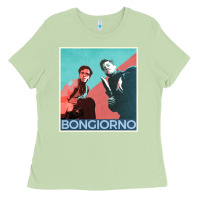 Matcha Inglorious Basterds - Bongiorno poster GIFT Ladies Tee - PixelFlow
