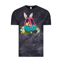 Cloud Black Easter toddler car Vintage Tee - OliviaCreatesArt