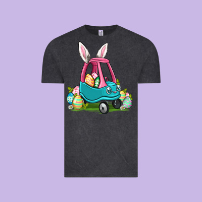 Easter Toddler Car Vintage Tee Designed By Oliviacreatesart
