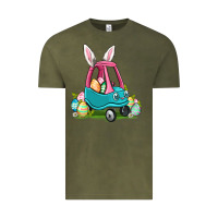Vintage Olive Easter toddler car Vintage Tee - OliviaCreatesArt