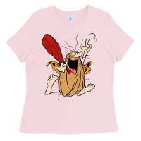 Bubblegum Pink captain caveman captain caveman unga bunga premium t shirt Ladies Tee - PixelFlow