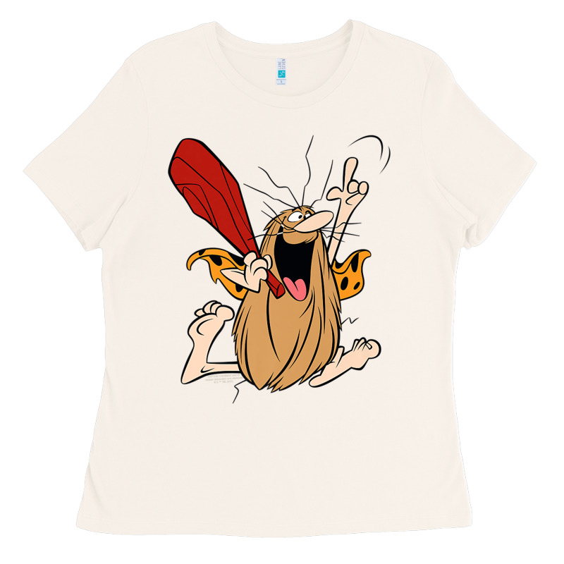 Captain Caveman Captain Caveman Unga Bunga Premium T Shirt Ladies Tee by PixelFlow | Teevron