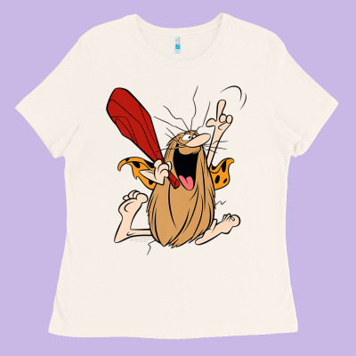 Captain Caveman Captain Caveman Unga Bunga Premium T Shirt Ladies Tee Designed By Pixelflow