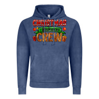 Vintage Denim christmas baking crew with gifts Vintage Hoodie - FaDigitalArtStudio
