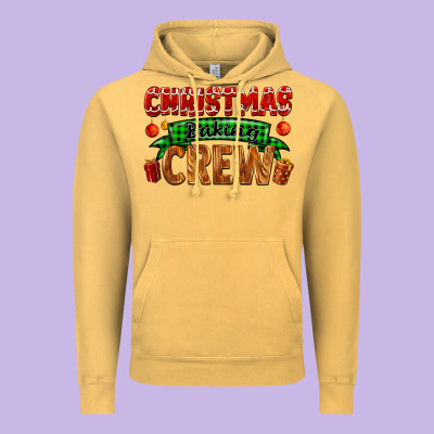 Christmas Baking Crew With Gifts Vintage Hoodie Designed By Fadigitalartstudio