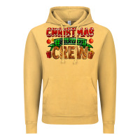 Vintage Mustard christmas baking crew with gifts Vintage Hoodie - FaDigitalArtStudio