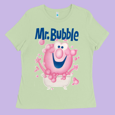 Mr Bubble Makes Bath Time Fun Ladies Tee Designed By Pixelflow