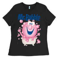 Black Mr bubble makes bath time fun Ladies Tee - PixelFlow
