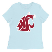 Baby Blue washington state cougars Ladies Tee - PixelFlow