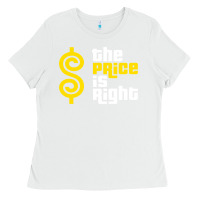 White price is right Ladies Tee - PixelFlow