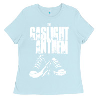 Baby Blue fallon gaslight anthem musisi Ladies Tee - PixelFlow