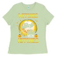 Matcha witches with hitches funny halloween costume gift Ladies Tee - PixelFlow