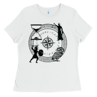 White the four stoic virtues Ladies Tee - PixelFlow