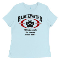 Baby Blue Blackwater Ladies Tee - PixelFlow