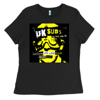 Black U.K. SUBS special music punk Ladies Tee - PixelFlow