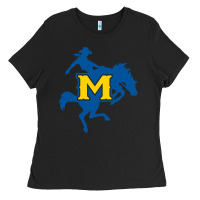 Black mcneese  athletics Ladies Tee - PixelFlow