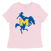 Bubblegum Pink mcneese  athletics Ladies Tee - PixelFlow