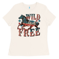 Bone Wild and free 4th of july Ladies Tee - CowGirlArtShop