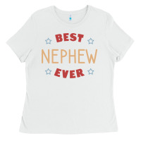White Best nephew ever Ladies Tee - PixelFlow
