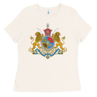 Iran Coat Of Arms Flag Souvenir Iranian Persian Ladies Tee | Teevron