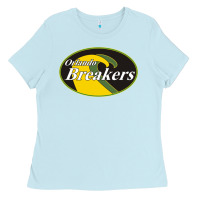 Baby Blue Orlando breakers football team Ladies Tee - PixelFlow