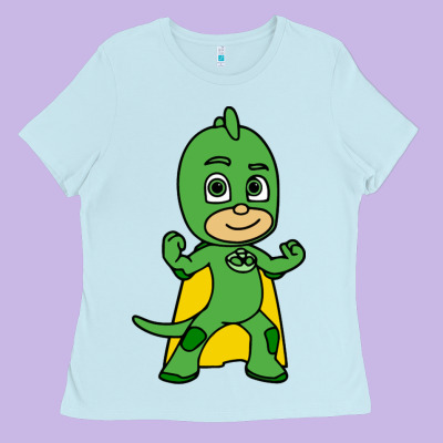Gekko Cat Boy Ladies Tee Designed By Pixelflow