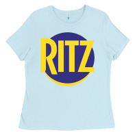 Baby Blue ritz cracker Ladies Tee - PixelFlow