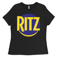 Black ritz cracker Ladies Tee - PixelFlow