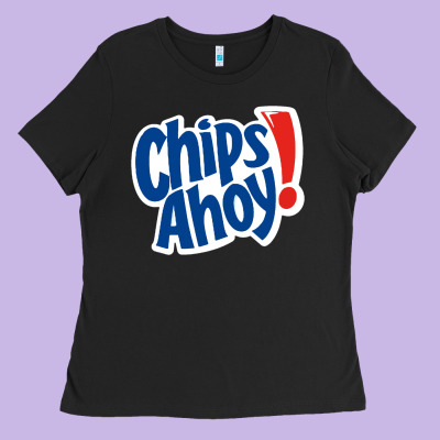 Chips Ahoy Snack Ladies Tee Designed By Pixelflow